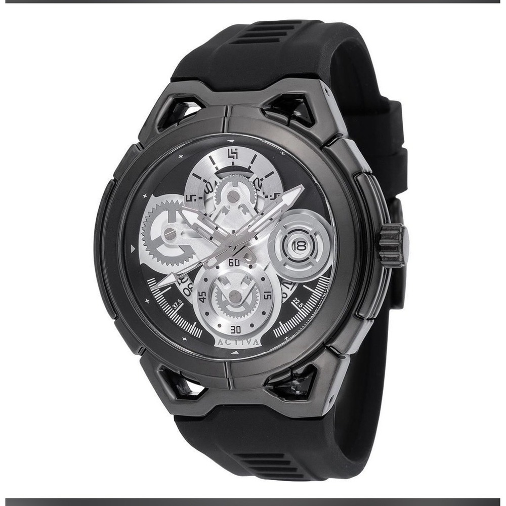 Activa X Invicta Men's Watch 44mm, Black ACW9349-003 Brand New!!